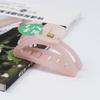 Presilha de cabelo de tubarão coreana transfronteiriça grande cor gelatina simples parte de trás da cabeça para banho clipe de prender cabelo menina temperamento