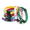 Anel de Pescoço com Estampa de Desenho Animado para Animal de Estimação, Ajustável, Anti-perda, Coleira para Gato, Produtos para Exterior, Anel de Pescoço Personalizado para Cachorro Pequeno Animal