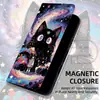 Funda de Teléfono de Cuero Adecuada para Realme Neo8 Gt8Pro Cartera tipo Flip C85Pro Estampado de Color Anticaídas