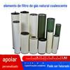Elemento filtrante de separação por coalescência de grau industrial elemento filtrante de coalescência para combustível de aviação elemento filtrante de separação por coalescência de querosene de aviação