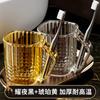 [Original] Vaso para Cepillo de Dientes de Pareja para el Hogar, Vaso Transparente de Diamante de Alta Gama para Cepillarse los Dientes y Enjuagarse, Vaso de Lavado de Imitación de Cristal para Estudiantes