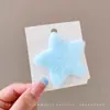 Pin Juguetón de Flequillo Estrella para Niños, Pasador de Peluche Bb, Accesorio para el Cabello de Estrella de Cinco Puntas para Niñas, Pinza para el Cabello Linda
