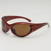 Gafas de Sol para Chicas Calientes Y2K Europeas y Americanas Transfronterizas Estilo Punk para Hombres y Mujeres Geniales para Exteriores y Montar Ins