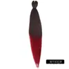 Mayorista Europeo y Americano de Pelucas Transfronterizas Peluca de Peinado Esponjosa con Trenzas Grandes Resistente al Fuego a Baja Temperatura 26 Pulgadas 90g Cabello Trenzado Fácil