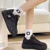 Zapatos Pequeños Negros para el Trabajo que se Sienten Mal, Zapatos Deportivos Casuales de Suela Suave de Primavera, Zapatos Negros Antideslizantes, Zapatos Nuevos Cómodos para Mujer