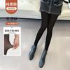 Meia-calça Cinza de Comissária de Bordo Tamanho Grande Transfronteiriça Outono e Inverno Falsa Translúcida Espessada Translúcida Artefato de Perna Nua Feminina Leggings Integradas