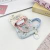 59175 Bolsa para Auriculares Patchwork Floral Auriculares Bluetooth Carcasa Blanda Billetera para Monedas Mini Bolsa de Almacenamiento para Labiales Funda para Auriculares