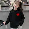 Camiseta de Manga Larga para Niños, Ropa Nueva de Primavera, Camiseta Básica Blanca para Niñas, Algodón Puro, Prenda Interior Holgada para Niños Medianos y Grandes, Top de Cuello Redondo