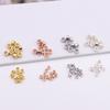 Prata de lei S925 beads soltos redondos feitos à mão beads roda de tubo redondo material para acessórios de joias DIY círculo pequenas contas de barril de prata quebradas
