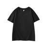 Uau, camiseta jaqueta de algodão 180g de manga curta para meninos e meninas, cor sólida, roupas para a turma do jardim de infância, impressão de logotipo personalizada