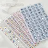 2022 nuevo网红 de red Joyería para uñas de cristal K9 Diamante Super Brillante Cuadrado Aurora taladro de punta inferior taladro de pila de uñas