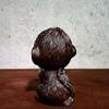 Talla de Madera de Ébano de una Figura de Mono, Adorno de Mono No Enojado, Mono del Zodiaco, Linda Decoración de Escritorio, Compatible con los Cinco Elementos, Feng Shui