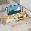 Soporte Elevador Base para Monitor de Computadora de Escritorio Soporte de Escritorio Estación de Trabajo de Escritorio de Oficina Estante de Almacenamiento con Cajón de Escritorio