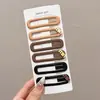 Pinza para el Cabello Negra Sin Costuras para Mujer 2026 Nuevo Clip de Alto Gama para Flequillo Pinza Lateral Accesorio para el Cabello
