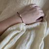 Ping An Método Antigo Completo Prata Contas da Sorte Tecido Vintage Corda de Mão Pulseira de Corda Vermelha Feminina Ano da Vida Pulseira de Casal