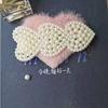 Horquilla de perla estilo coreano con combinación de clip lateral, elegante y linda horquilla de una palabra para niña, accesorios para el cabello