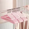 Perchas para Colgar Ropa con Ranura de Acero Inoxidable Antideslizantes para Niños y Adultos Colgador de Ropa sin Marcas para Ropa Húmeda y Seca