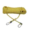 Cuerda de escalada para exteriores, cuerda de rescate de emergencia de doble gancho transfronteriza, cuerda de rappel, cuerda de tracción a gran altitud, cuerda de escalada y aventura de poliéster