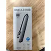 Hub de aleación de aluminio de 7 puertos 3.0, un puerto velocidad 3.0usb, y los otros 6 puertos línea de división 2.0usb