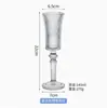 Copas repujadas con rayas verticales vintage, cristalería elegante para uso doméstico, incluyendo copas de vino, copas de vino tinto y copas de champán, todas con un alto atractivo estético