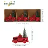 Cochecito Navideño Pequeño Set 3D Bola Navideña Chapada Adornos Irregulares Decoraciones Decoración de Fondo para Árbol de Navidad