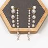 Aretes de Plata 925 con Borla Larga y Perla, Diseño Exagerado Europeo y Americano, Aretes de Perla con Sentido del Diseño, Aretes de Moda Personalizados para Mujer