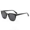 Nuevas Gafas de Sol Marrones Europeas y Americanas Gafas de Sol de Acetato para Hombres y Mujeres Tendencia Retro Gafas de Sol Polarizadas Moda Gafas de Sol de Moda