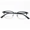 Em Estoque Atacado Transfronteiriço Novo Negócio Meio Aro Liga Ultra Leve Óculos Sem Grau, Podem Ser Equipados com Lentes de Grau, Armações de Óculos Danyang