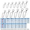 Conector de cebo de refuerzo de acero inoxidable con pasador de arco Luya, suministros de pesca, pasador rápido grueso, accesorios para equipo de pesca