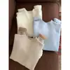 Suéter Grueso con Forro de Felpa para Mujer, Cuello Alto Pequeño, Camisa Base en Capas, Ropa Interior Integrada de Felpa Cálida para Otoño e Invierno, Top de Manga Larga Estilo Coreano