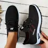 Cross2025 Primavera Novos Sapatos Femininos Respiráveis de Malha Moda Casual Sapatos Tamanho Grande Slip-on Sapatos Esportivos
