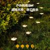 Luz de suelo LED solar para huellas de perro al aire libre, luz para césped con simulación de huellas, luz de suelo decorativa a prueba de lluvia para patio y jardín