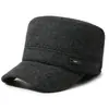 Sombrero para hombres de mediana edad y ancianos, sombrero de invierno tipo gorra plana para papá, sombrero de algodón cálido y grueso a prueba de frío para exteriores, abuelo, hombre mayor