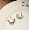 Brincos de Argola com Pingente de Sino e Borla para Espiral de Mosquito, Brincos de Tarraxa com Design Simples, Estilo Étnico para Mulheres