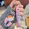 Chaveiro Criativo de Ano Novo em Acrílico com Areia Líquida e Garra de Caranguejo com Design de Dinheiro, Lindo Pingente de Bolsa de Caranguejo com Óleo
