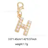 Acessórios de Pingente DIY com Letras de Pérola Fecho Lagosta em Liga de Ouro Charms para Sapatos Estilo Ins Charms para Bolsa de Luxo Leve