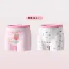Cuecas Boxer de Algodão Puro Classe A para Meninas 10A Antibacterianas Forro 100% Algodão Respiráveis Sem Aperto Calcinhas Quatro Cantos para Meninas Jovem Venda por Atacado