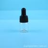 En stock 5ml10ML botella de vidrio de muestra transparente marrón botella cuentagotas rafting embotellado de aceite esencial venta al por mayor