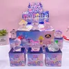 Novos Adornos de Boneca de Caixa Surpresa Desenho Animado Wenchuang Urso Manteiga Caixa de Adivinhação Surpresa Adornos de Presente Feitos à Mão Coleção