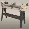Torno para Madera 750W, Cabezal Giratorio de 360 Grados, Distancia 1.1m Mm, Diámetro 355mm, Todo Hierro Fundido