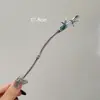 Pinza para el pelo Retro Genial Estilo Chino Nuevo Plata Miao de Imitación, Pinza para el Pelo con Borla, Pinza para el Pelo Estilo Antiguo Estilo Palacio, Pinza para el Pelo