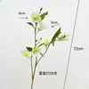 Eustoma roxo azul com energia, flor de sino, folha de vento, flor de Platycodon grandiflorum de alta qualidade, arranjo de flores decorativo, porta-flores