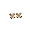 Aretes de Botón de Flor de Pera de Flor Dorada para Mujer, Accesorios de Oreja Simples de Alta Gama para Verano, Diseño Elegante, Aretes de Moda