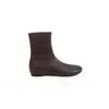 Nuevas Botas Cortas Elásticas Adelgazantes Estilo Coreano Minimalista Puntera Redonda Tacón Oculto de 4 cm Piel Suave Versátiles Otoño/Invierno