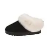 E-commerce Transfronteiriço Tamanho Plus Botas de Neve Grossas Forradas com Lã e Boca Peluda Femininas 2026 Inverno Novo Casual de Cano Curto com Fundo Plano