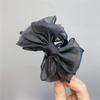 A172 Clip de Lazo de Organza Nuevo Primavera y Verano Dulce Clip para el Cabello de Dama Accesorios para el Cabello de Princesa de Color Puro Transfronterizos para Mujeres