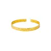 Pulsera de Serpiente de Acero Inoxidable y Oro de 18 Quilates para Mujer, Joyería de Moda de Apertura Amplia Europea y Americana Transfronteriza, Popular en Forma de Serpiente Oro Rosa