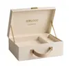 Caja de regalo de mano colorida para regalo navideño, fábrica de origen, en stock, engrosada, ecológica, exquisita, de alta gama, lujo ligero, duradera