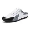 Zapatos de Hombre de Medio Corte para Comercio Exterior Verano Nuevo Estilo Perezosos Slip-On Cómodos Zapatos Casuales Transpirables para Exteriores Zapatos de Punta para Hombre