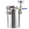 Embudo de Barril de Presión de Acero Inoxidable con Descarga Inferior, Barril de Alta Presión, Tanque de Pegamento, Máquina Dispensadora, Almacenamiento de Materiales, Mezcla Neumática